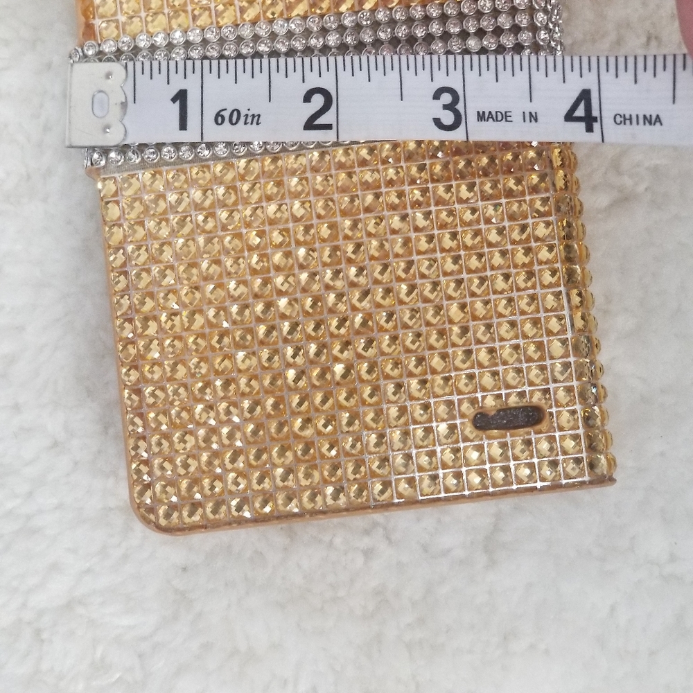 NEW Bling Rhinestone Cell Phone Wallet Case - Picture 6 of 8